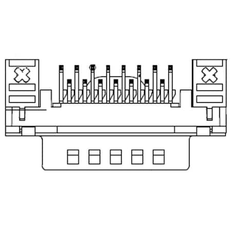 Molex Fct Tht Dsub Ra Pc Plg 09 Pn W/Snapin 1731091922